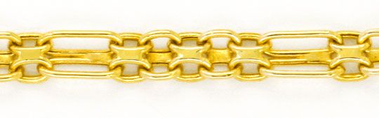 Foto 3 - Goldkette und Goldarmband Doppel Anker Figaro, K2121