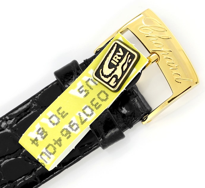 Foto 6 - Chopard Classic Homme Automatik-Uhr Gold Kroko, U1478